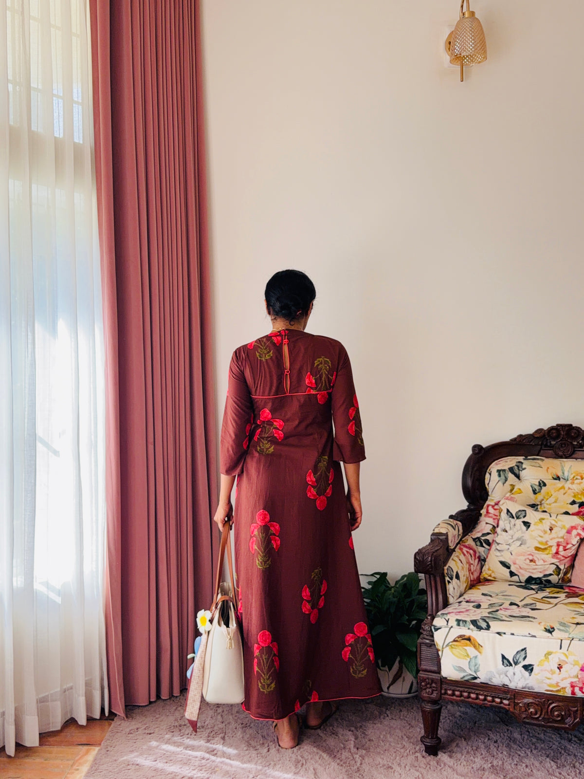 Brown Long Dress/Frock