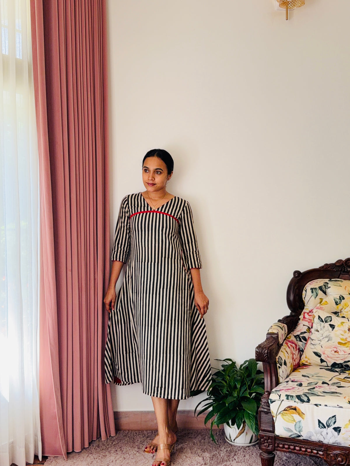 Black & White Stripe Dress