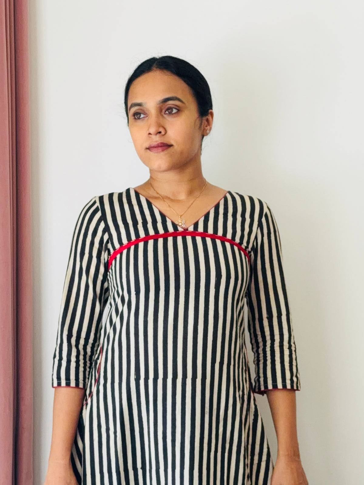 Black & White Stripe Dress