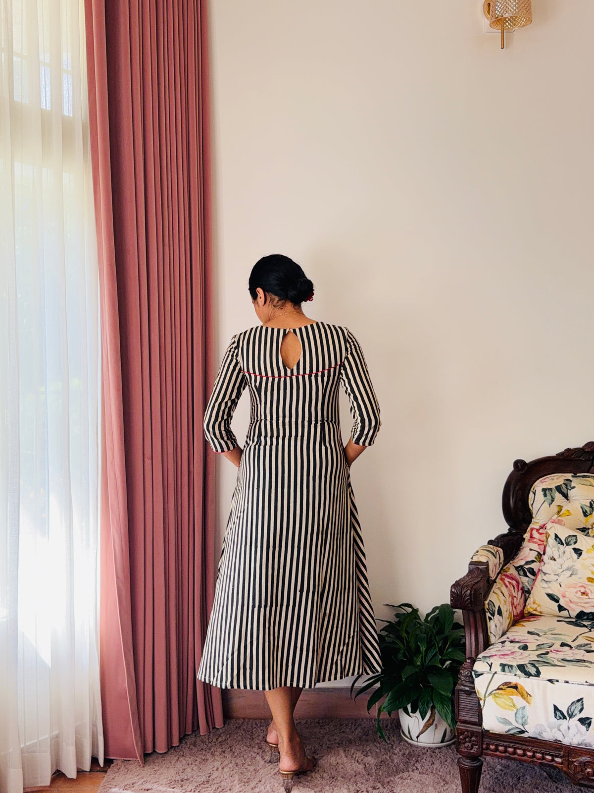 Black & White Stripe Dress