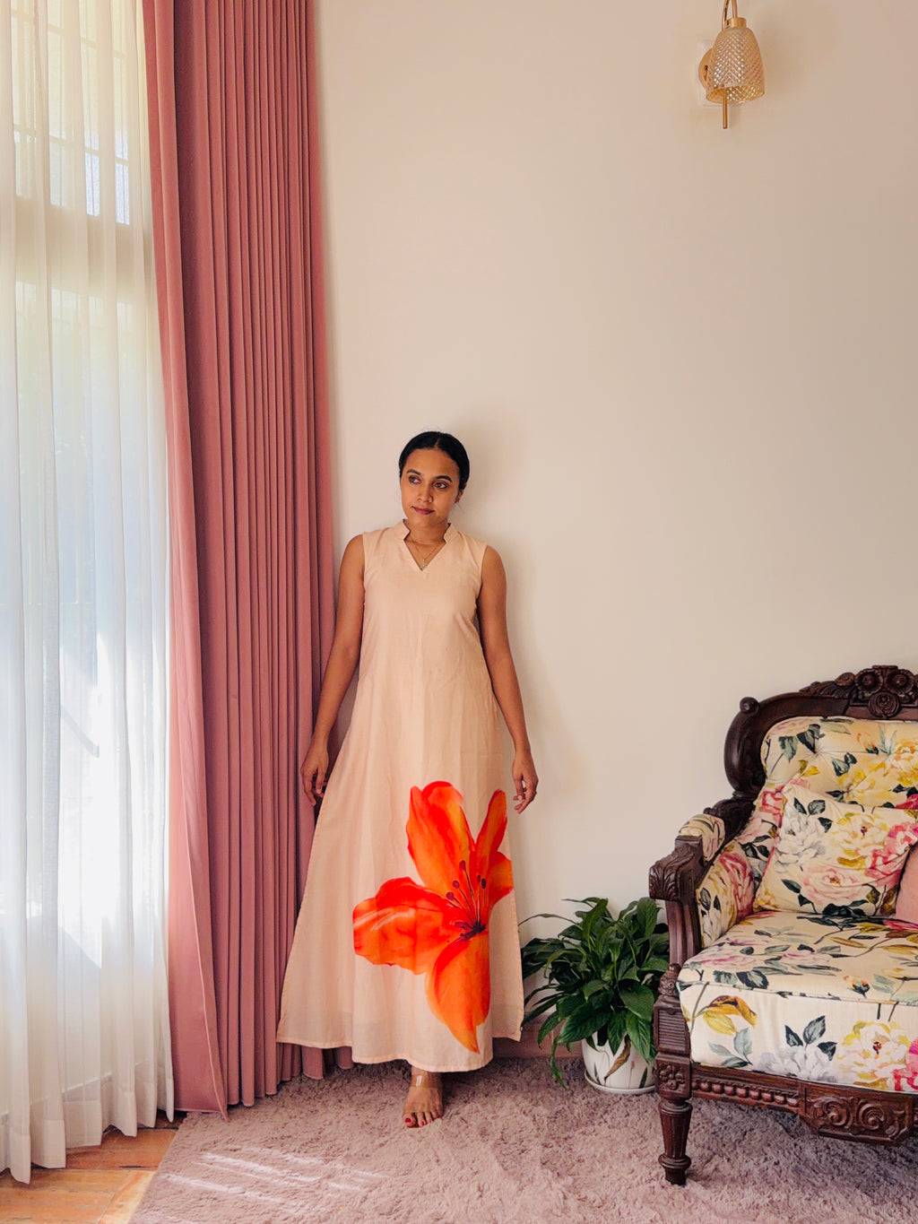 Orange Blossom Kurta