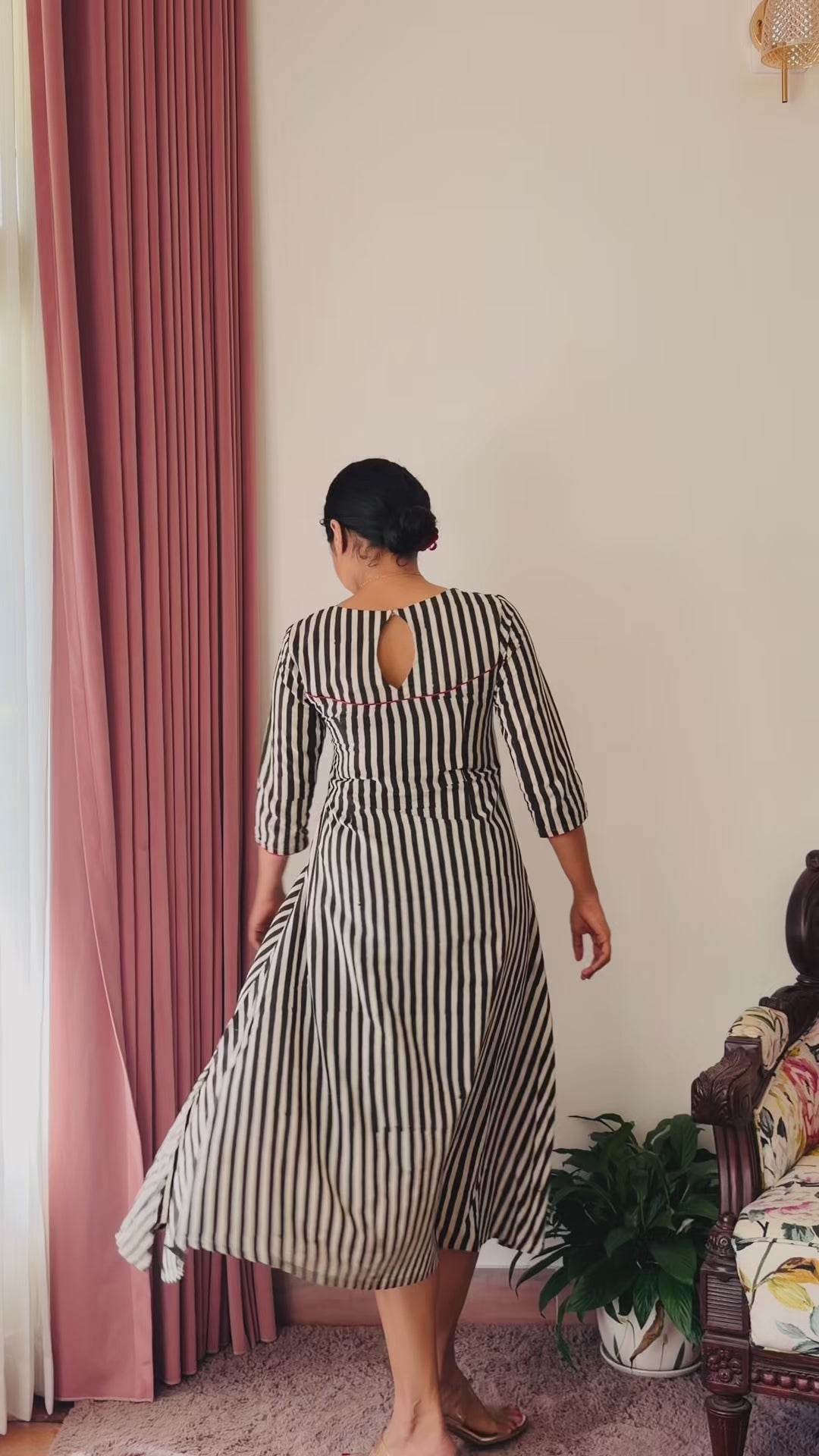 Black & White Stripe Dress