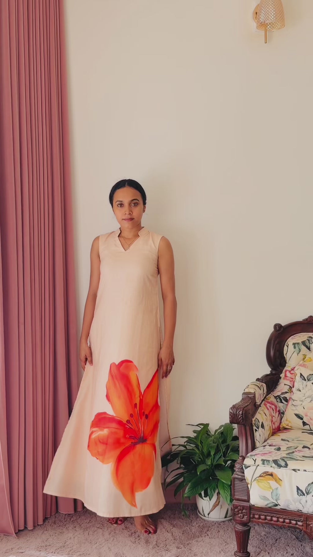 Orange Blossom Kurta